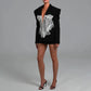 The Marlowe Lace Colorblock Blazer
