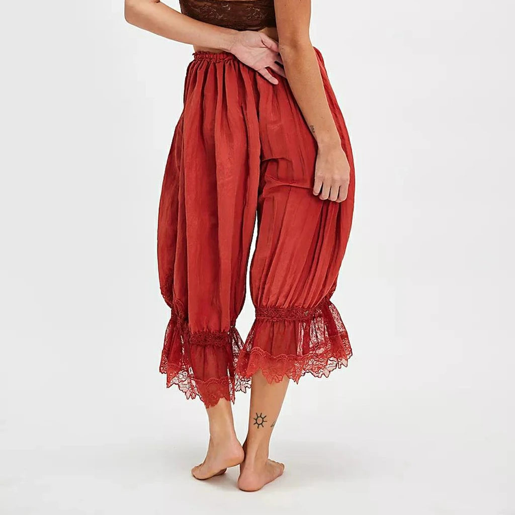 The Boheme Lace Lantern Pants