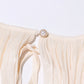 The Elodie Ruched Lantern-Sleeve Mini Dress in LIGHTGREEN | Lavishly Me