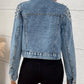 The Celeste Beaded Denim Jacket