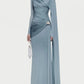 The Honor French Pleated Dress in BROWN | Lavishly Me