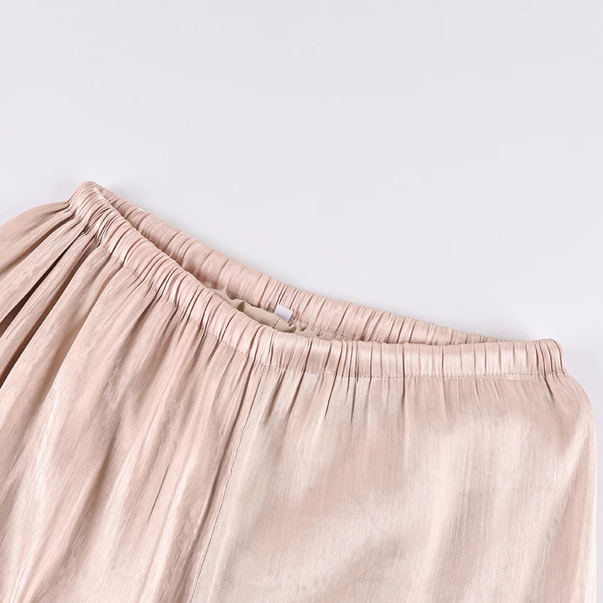 The Blush Pleated Balloon Trousers