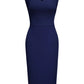 The Portia Square-Neck Sheath Dress from the Boss Energy at Lavishly Me