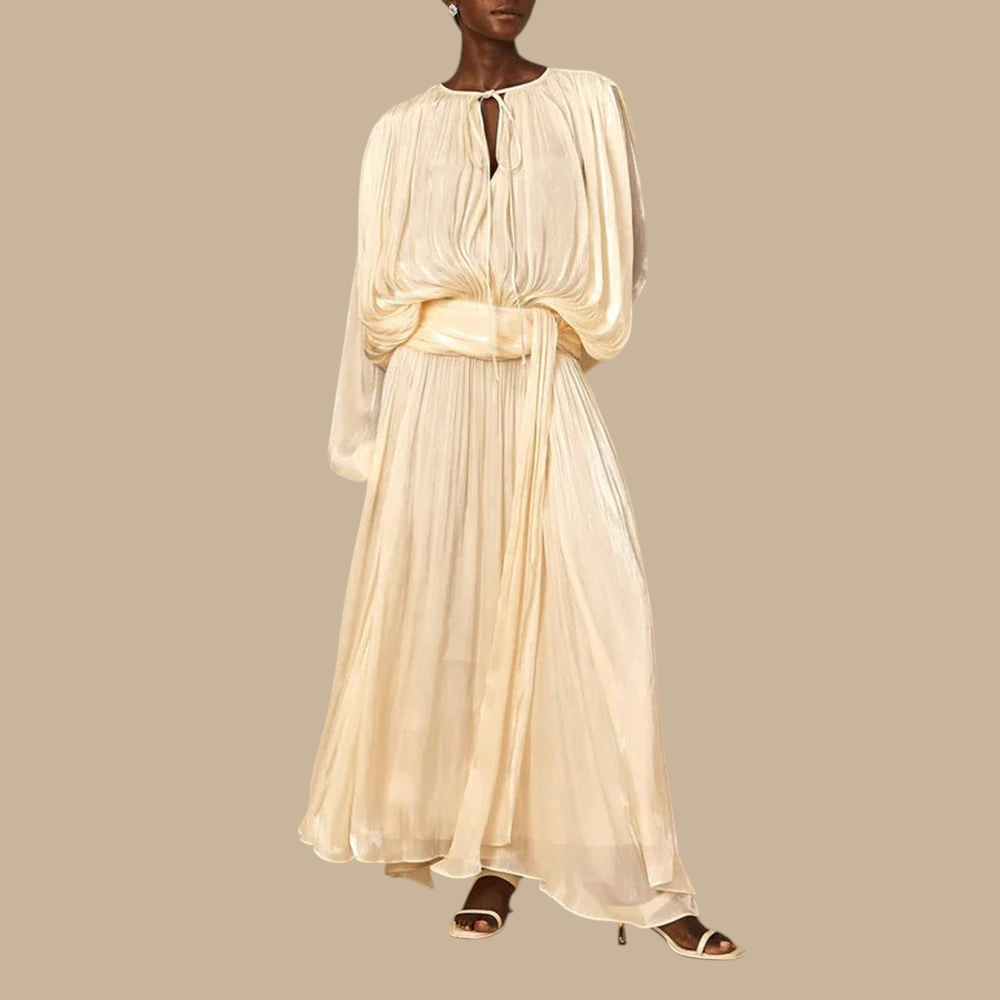 The Elara Folded Corset Dress from the Soft & Sophisticated at Lavishly Me