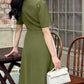 The Riviera Pleated Shirt Dress from the Boss Energy at Lavishly Me