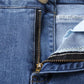 The Soho Split Denim Skirt