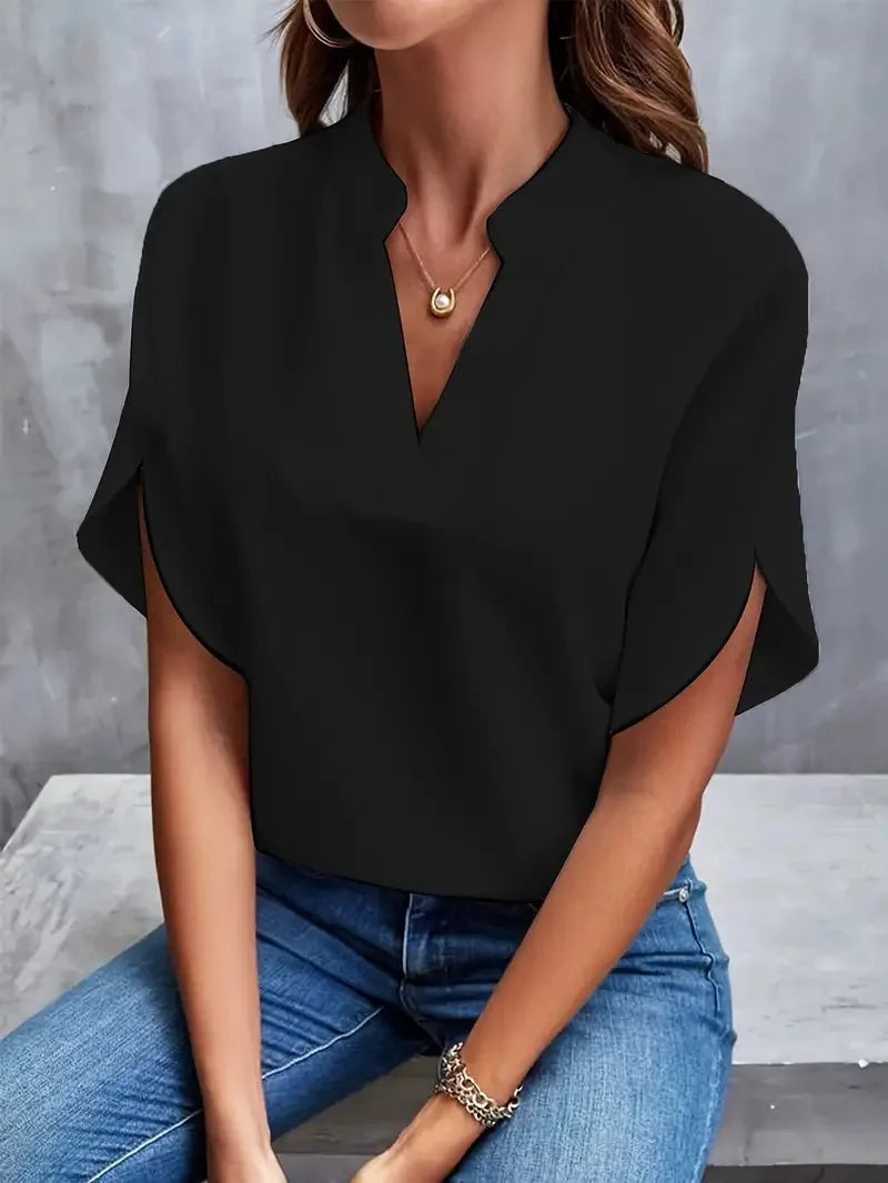 The Camille V-Neck Blouse