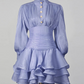 The Emerald Élan Ruffle Dress