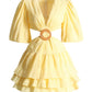 The Amora Lantern-Sleeve Dress