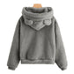 The Amélie Plush Ear Hoodie from the Everyday Luxe at Lavishly Me