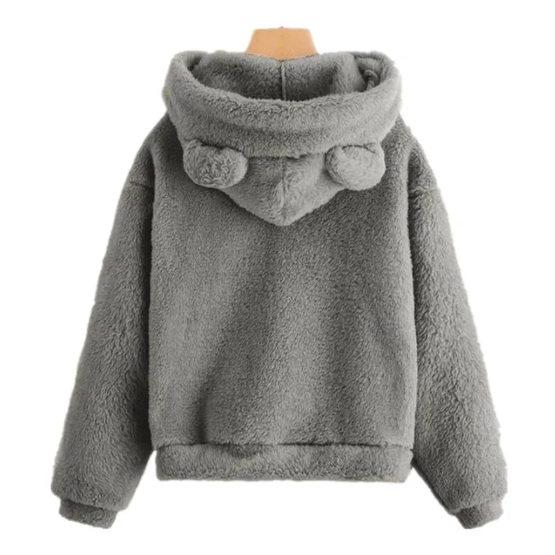 The Amélie Plush Ear Hoodie from the Everyday Luxe at Lavishly Me