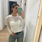 The Élan Sheer Long-Sleeve Tee from the After Dark at Lavishly Me