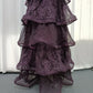 The Alessandra Lace Ruffle Maxi Dress from the Soft & Sophisticated at Lavishly Me