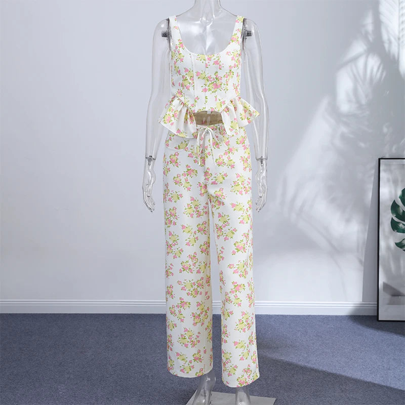 The Paloma Floral Pant Set