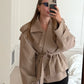 The Chelsea Cropped Trench Jacket from the Boss Energy at Lavishly Me