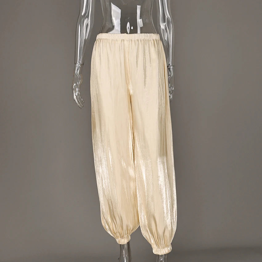 The Rosé Pleated Balloon Trousers