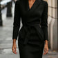 The Kensington Belted Blazer Midi Dress from the Boss Energy at Lavishly Me