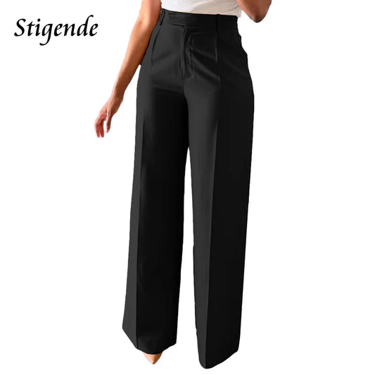 The Sterling Wide-Leg Dress Trousers from the Boss Energy at Lavishly Me