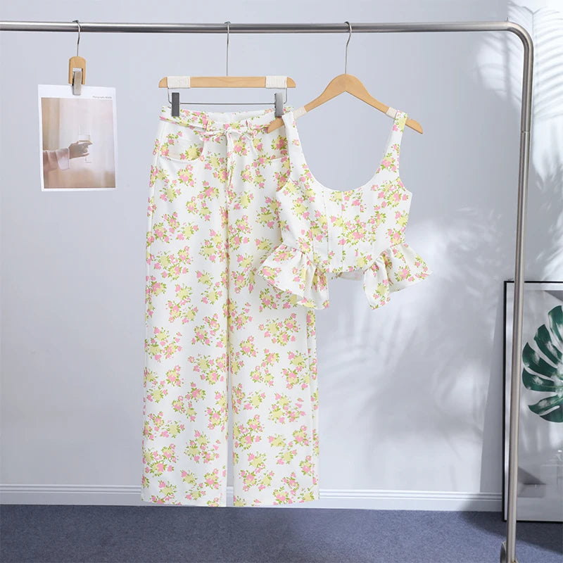 The Paloma Floral Pant Set