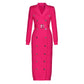 The Beaumont Double-Breasted Longline Dress from the Boss Energy at Lavishly Me