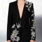 The Aurelia Beaded Longline Blazer