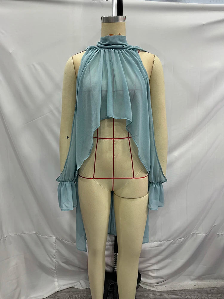 The Avignon Draped High-Neck Top from the Soft & Sophisticated at Lavishly Me