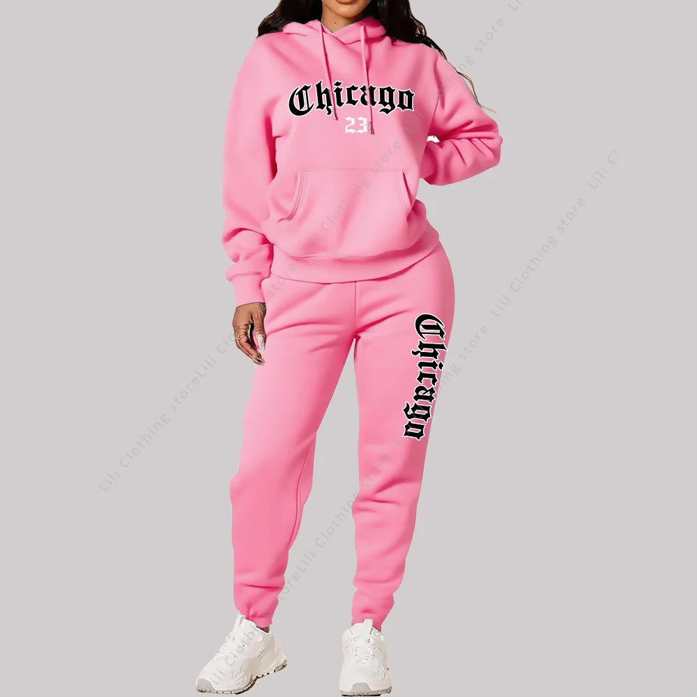 The Chicago Blush Tracksuit from the Everyday Luxe at Lavishly Me