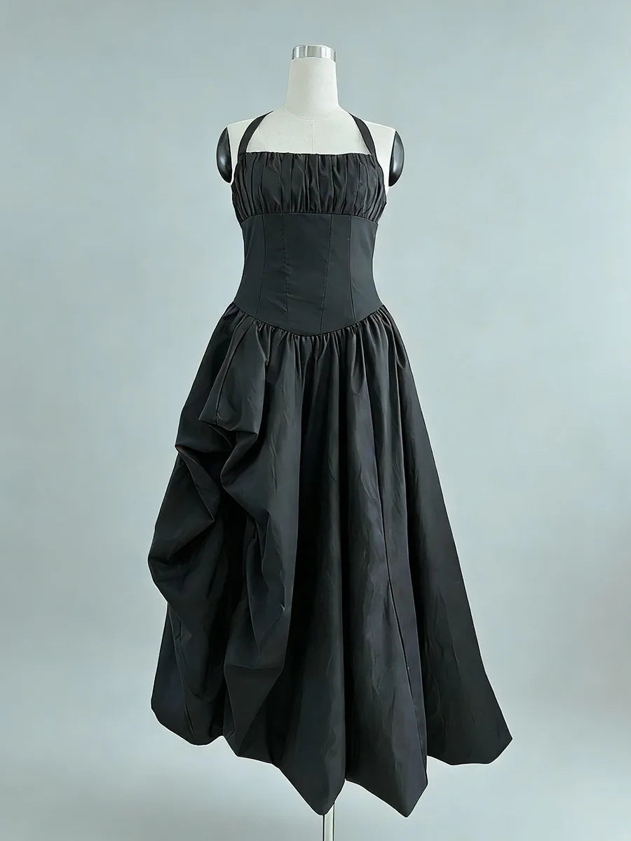 The Solana Halter Maxi Dress