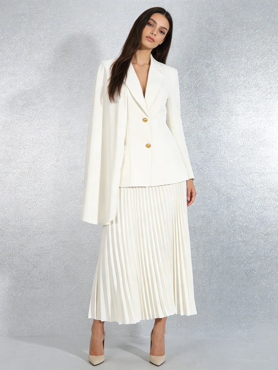 The Victoire Cape Blazer Set