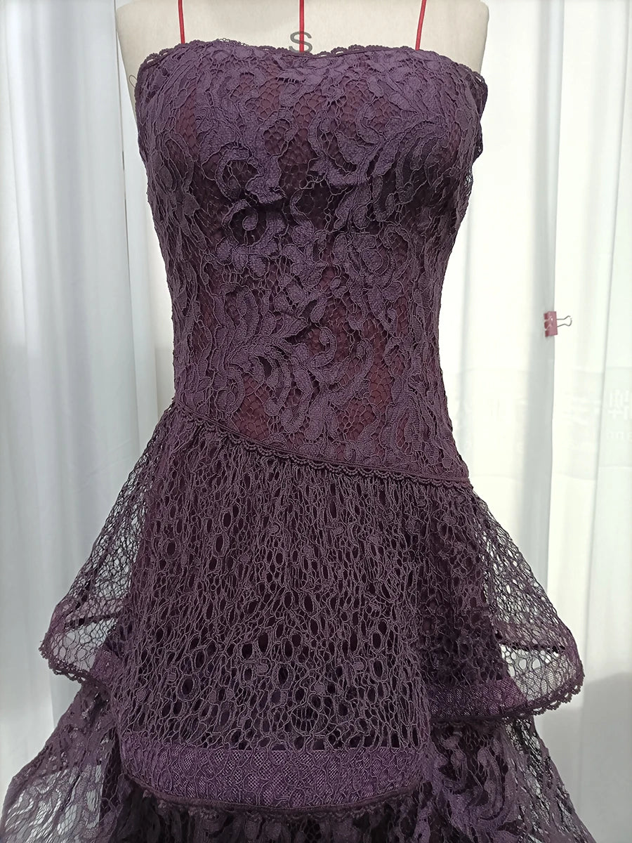 The Alessandra Lace Ruffle Maxi Dress from the Soft & Sophisticated at Lavishly Me