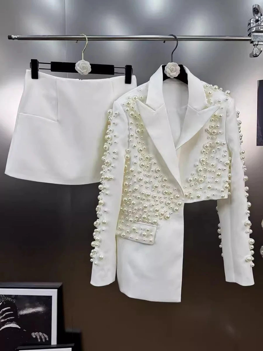 The Pearl District Skirt Suit from the Celebration Edit at Lavishly Me