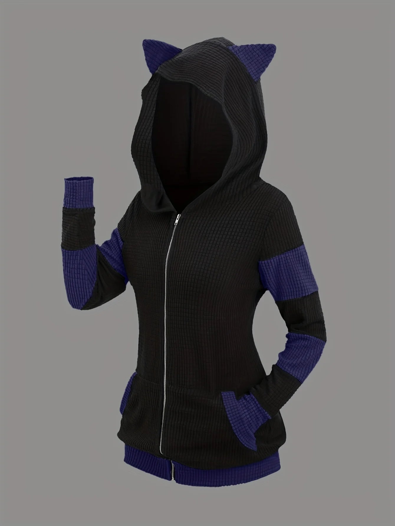 The Aspen Colorblock Ear Hoodie from the Everyday Luxe at Lavishly Me
