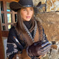 The Aspen Belted Fringe Cardigan in A brown Long | Lavishly Me