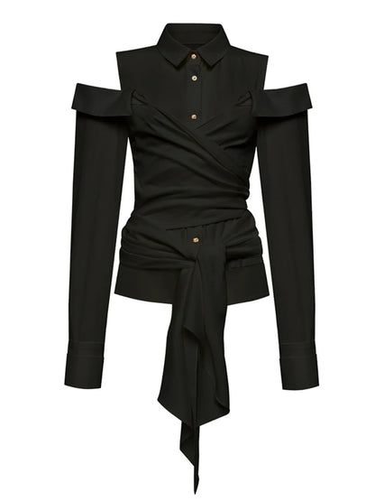 The Geneva Pleated Longline Top from the Soft & Sophisticated at Lavishly Me