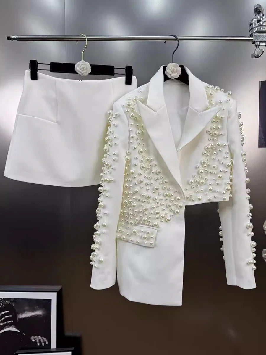 The Pearl District Skirt Suit from the Celebration Edit at Lavishly Me