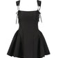 The Camille Lace-Up Mini Dress