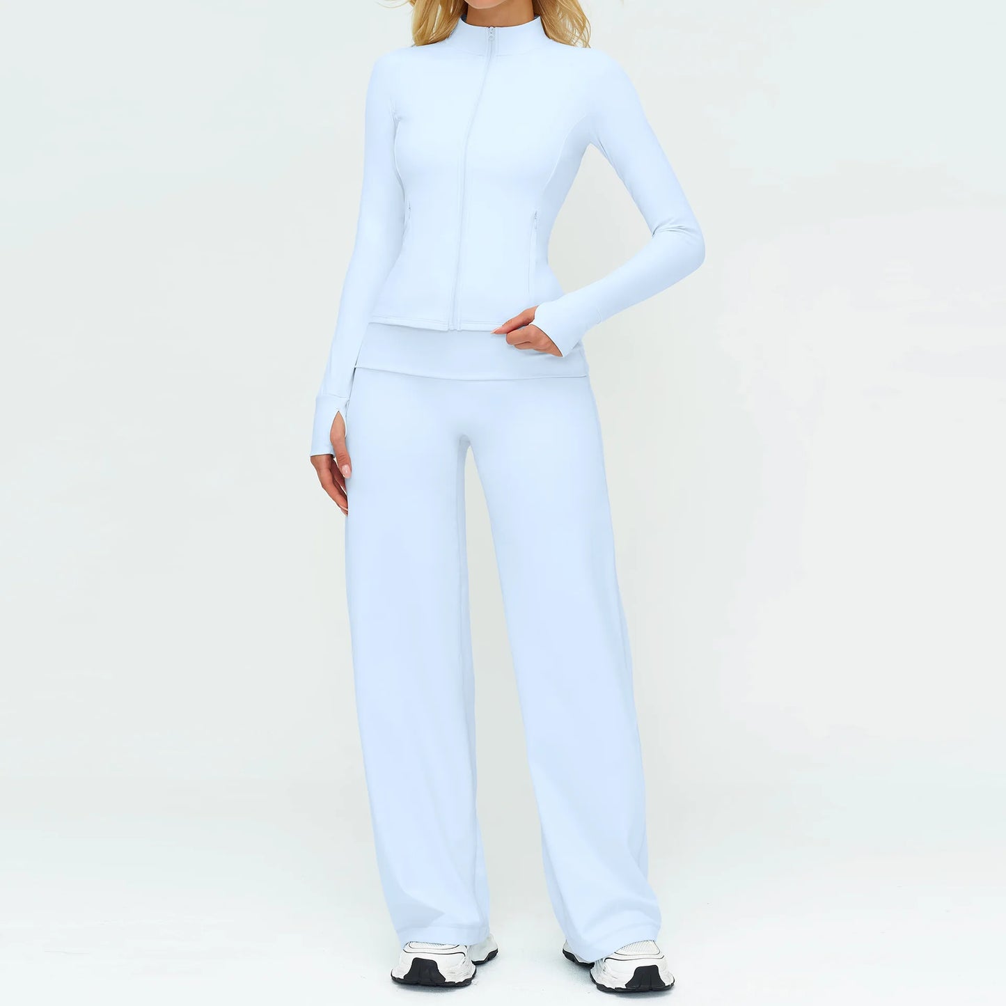 The Elevé Three-Piece Active Set from the Activewear at Lavishly Me