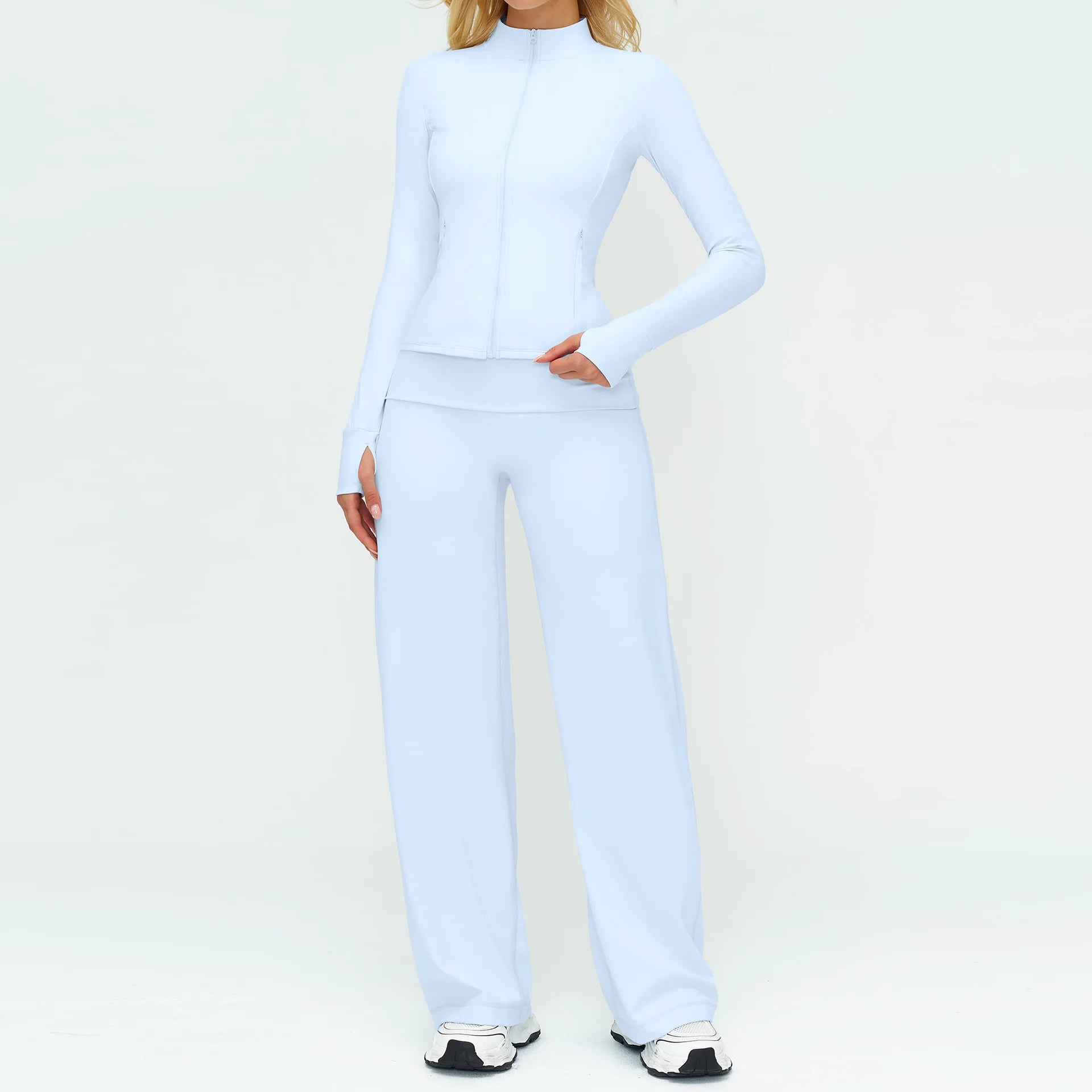 The Elevé Three-Piece Active Set from the Activewear at Lavishly Me