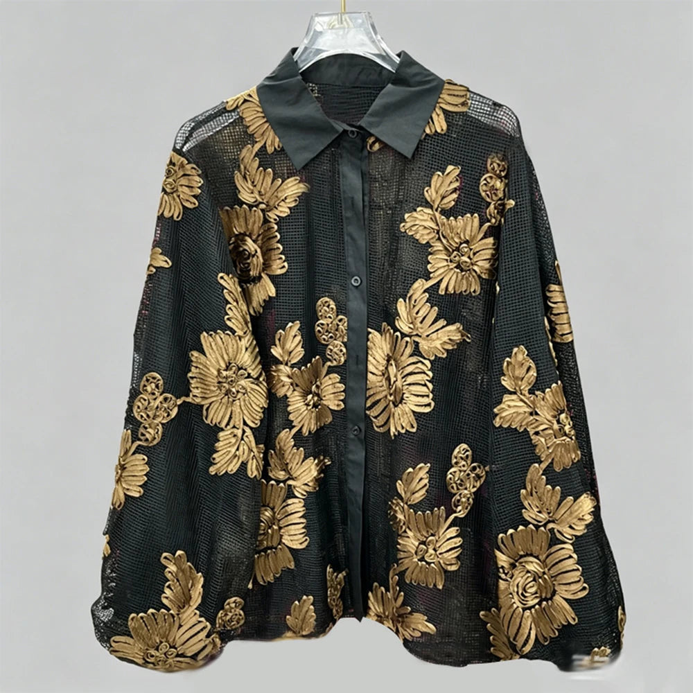 The Florence Ruffle-Sleeve Blouse from the Soft & Sophisticated at Lavishly Me