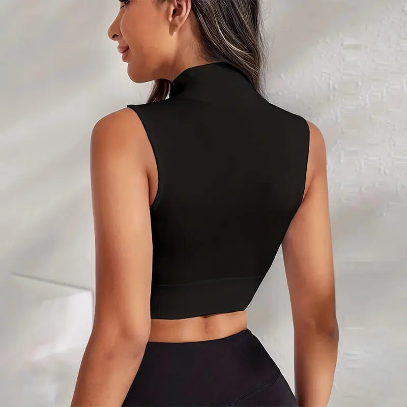 The Luxe Motion Zip Tank