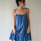 The St. Tropez Bandeau Denim Dress