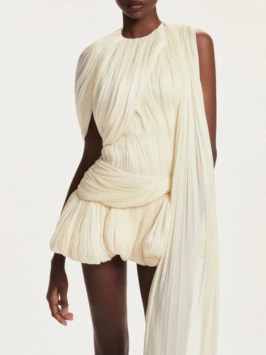 The Noir Veil Mini Dress