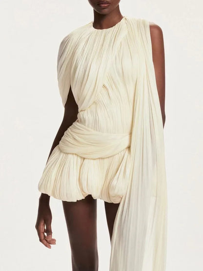 The Noir Veil Mini Dress