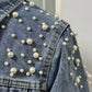 The Celeste Beaded Denim Jacket
