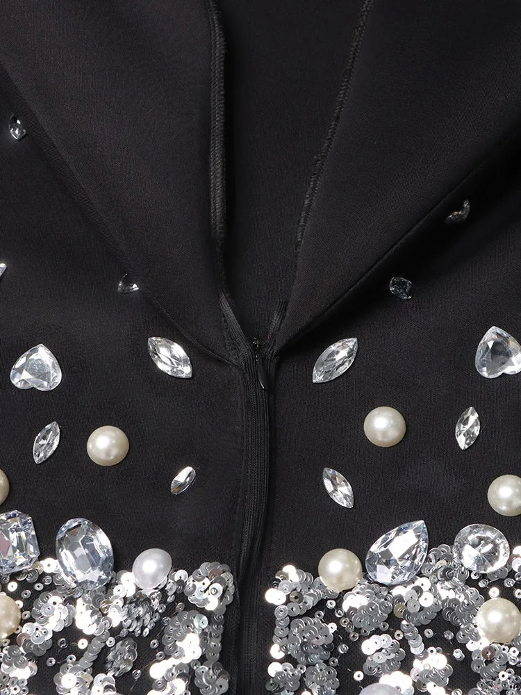 The Constellation Pearl Sequin Dress