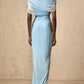 The Emilia Pleated Column Dress from the Boss Energy at Lavishly Me