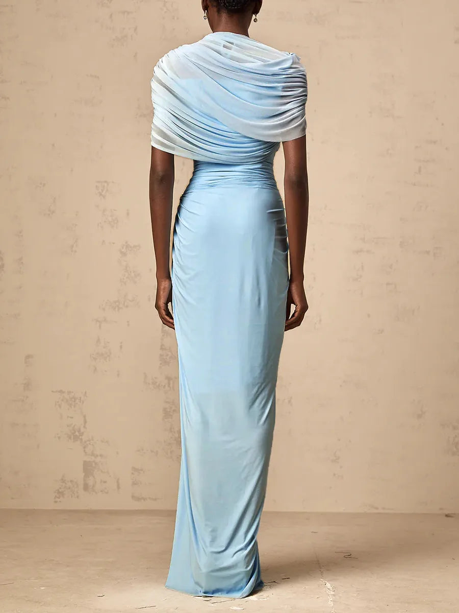 The Emilia Pleated Column Dress from the Boss Energy at Lavishly Me