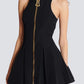 The Sloane Zip-Detail Mini Dress from the After Dark at Lavishly Me
