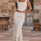 The Celestine Lace-Up Maxi Set