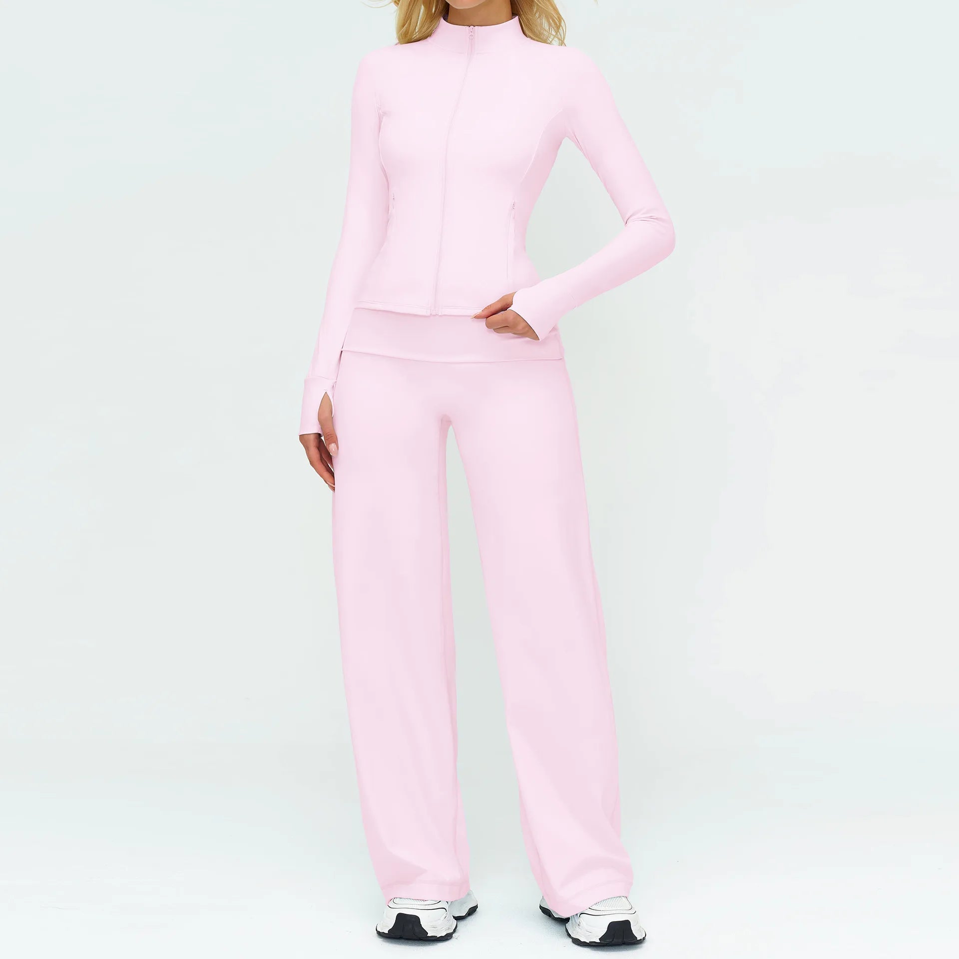 The Elevé Three-Piece Active Set from the Activewear at Lavishly Me